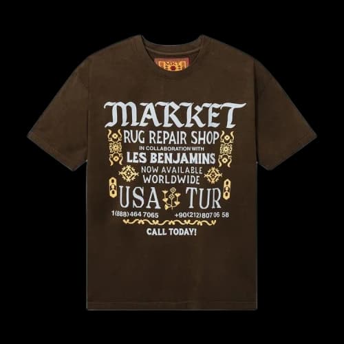 Market Repair Shop T-Shirt 'Chocolate'