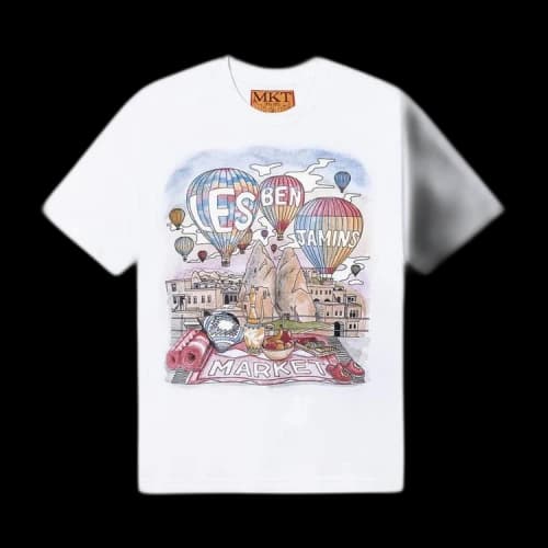 Market Hot Air T-Shirt 'White'