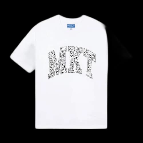 Market Rhinestone Arc T-Shirt 'White'