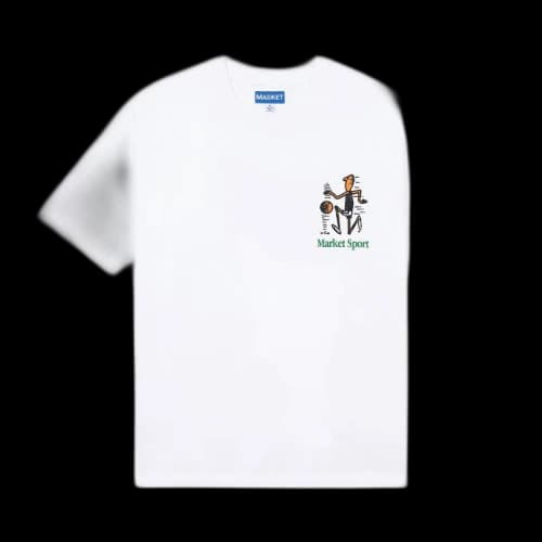 Market Head Games T-Shirt 'White'