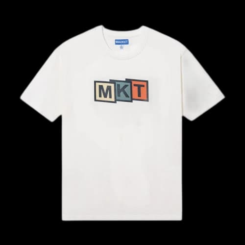 Market Fold T-Shirt 'Parchment'