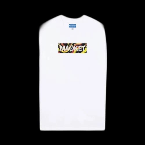 Market Bar Logo T-Shirt 'White'