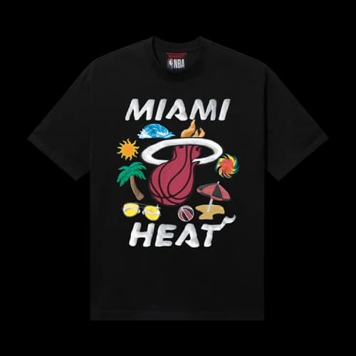Market x NBA Heat T-Shirt 'Black'