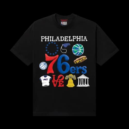 Market x NBA 76Ers T-Shirt 'Black'