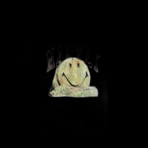Market Smiley Out Of Body T-Shirt 'White'