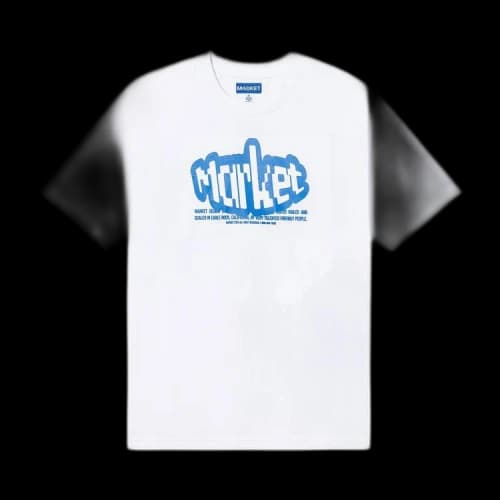 Market Test Nail Scale T-Shirt 'White'