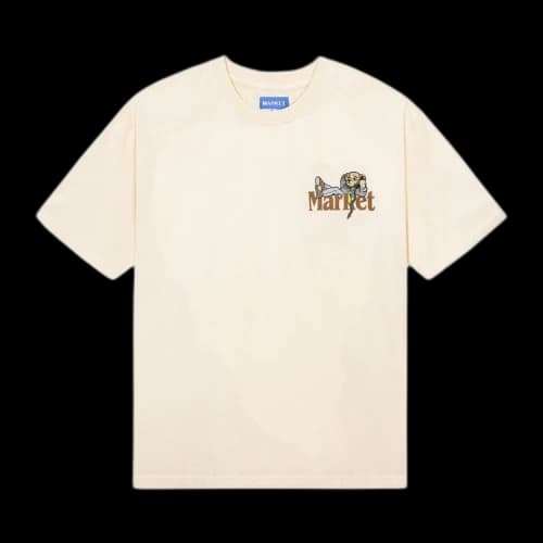 Market Better Call Bear T-Shirt 'Ecru'