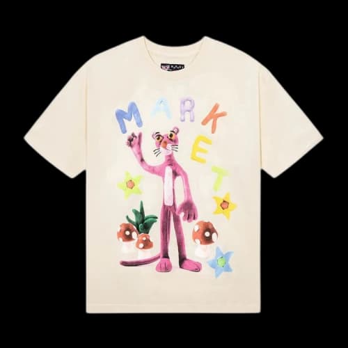 Market Pink Panther Nostalgia T-Shirt 'Ecru'