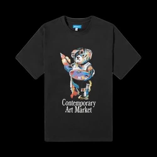 Market Art Bear T-Shirt 'Black'