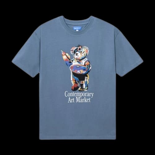 Market Art Bear T-Shirt 'Wave'