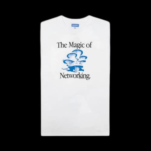 Market Social Network T-Shirt 'White'