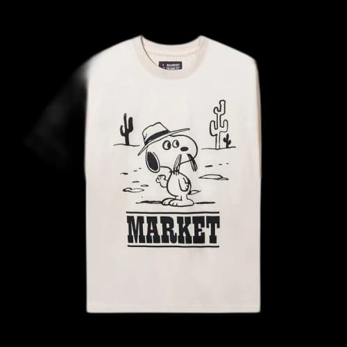 Market Peanuts Needles T-Shirt 'Ecru'