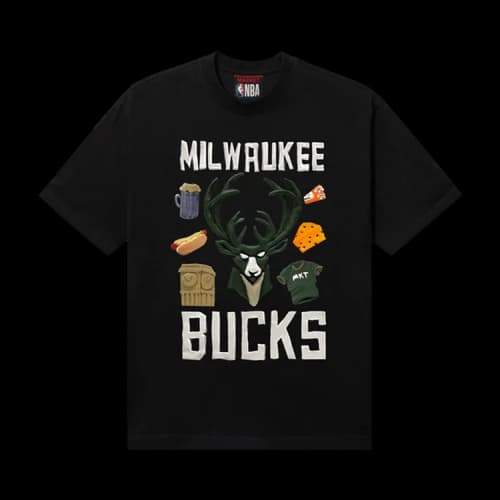 Market x NBA Bucks T-Shirt 'Black'