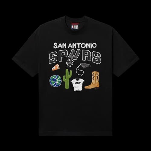 Market x NBA Spurs T-Shirt 'Black'