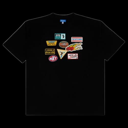Market Patched T-Shirt 'Black'