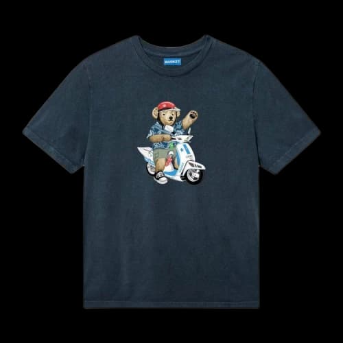 Market Living The Dream T-Shirt 'Washed Black'
