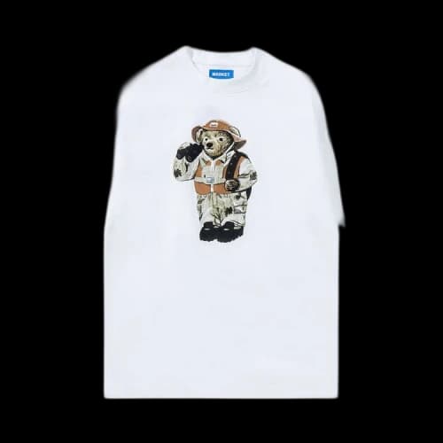 Market Hunter Bear T-Shirt 'White'