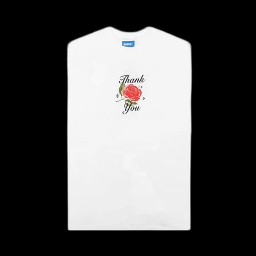 Market Thank You Nice Day T-Shirt 'White'