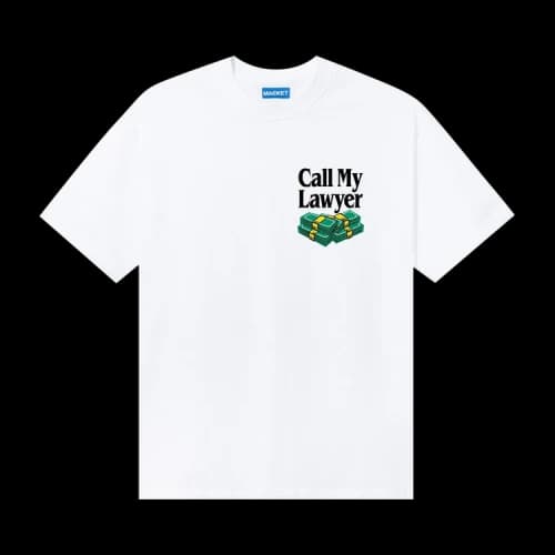 Market Slip And Fall Tee 'White'