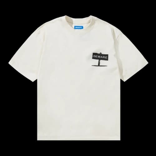 Market Beware Pet Tee 'Ecru'