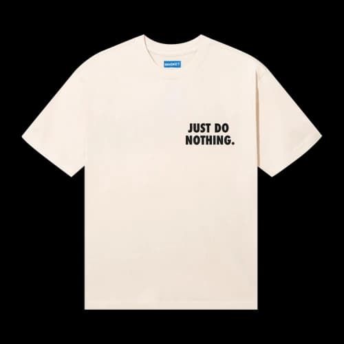 Market Just Do Nothing Fall Tee 'Ecru'
