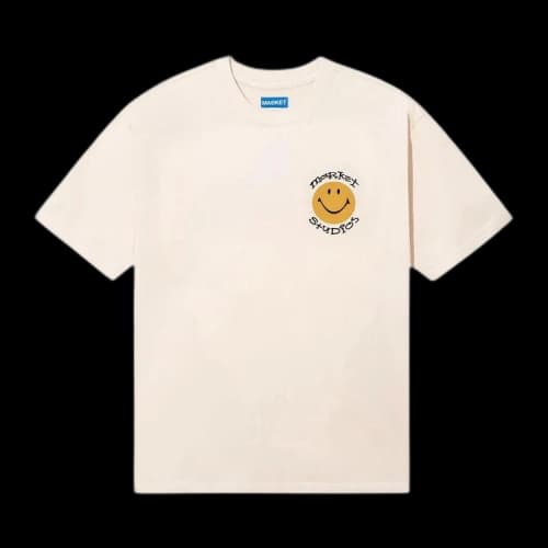 Market Smiley Arc T-Shirt 'Ecru'