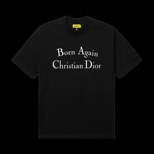 Market Secret Club Born Again Christian Dior T-Shirt 'Black'