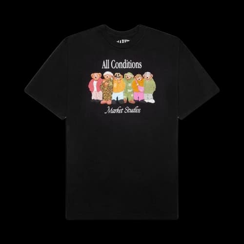 Market Gorpcore Bear T-Shirt 'Black'