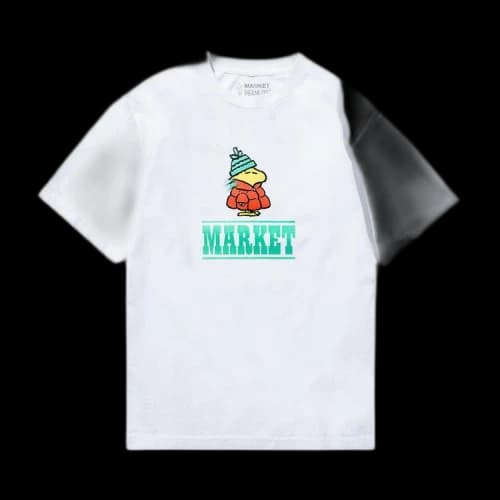 Market Peanuts Puffer T-Shirt 'Ecru'