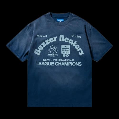Market Buzzer Beaters T-Shirt 'Blue'