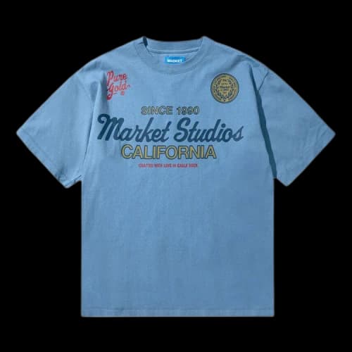 Market Pure Gold T-Shirt 'Blue'