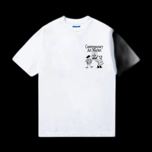 Market Smiley Museum UV T-Shirt 'White'