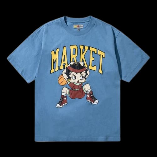Market x Betty Boop Dunking T-Shirt 'Sky Blue'