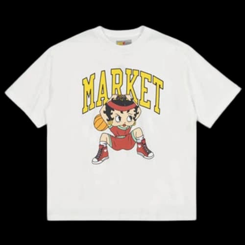 Market x Betty Boop Dunking T-Shirt 'White'