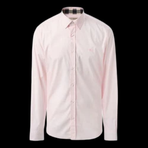 Burberry Adornment Long Sleeves Pink Shirt