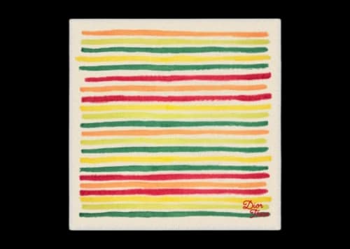 Dior TEARS Scarf Multicolor