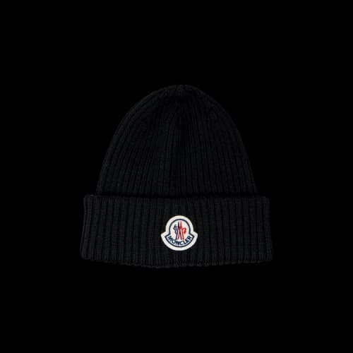 Moncler Logo Hat 'Black'