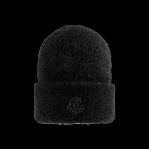 Moncler Mohair Wool Beanie 'Black'
