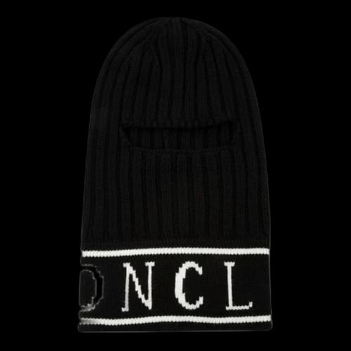 Moncler Face Covering Hat 'Black'