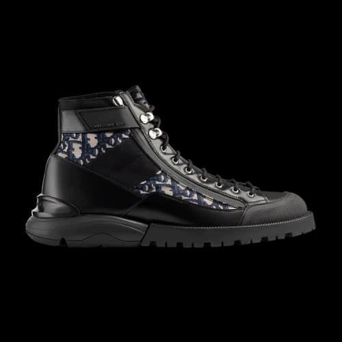 Dior Combat Boot 'Dior Oblique - Black'