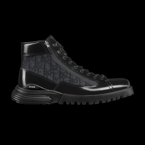 Dior Combat Ankle Boot 'Dior Oblique - Black'