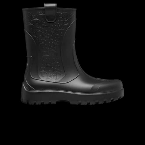 Dior Garden Rain Boot 'Dior Oblique Embossed - Black'