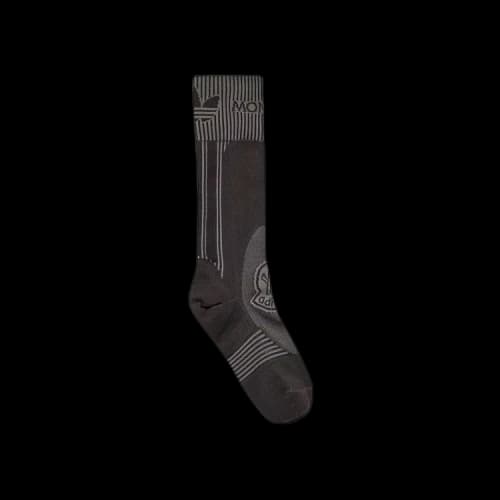 Moncler x adidas Logo Socks 'Black'