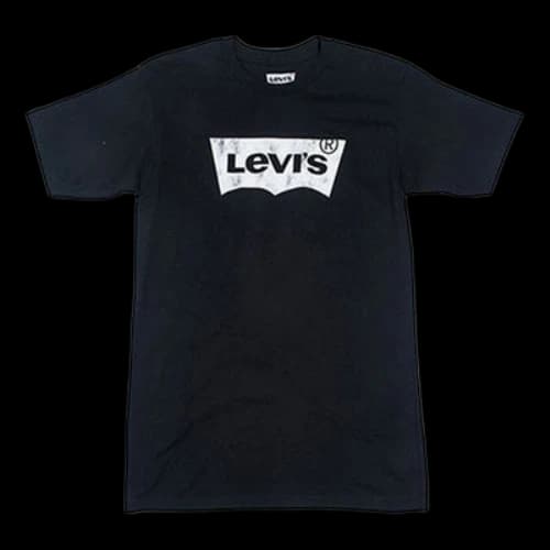 LEVI'S Levis Logo Printing Short Sleeve Black