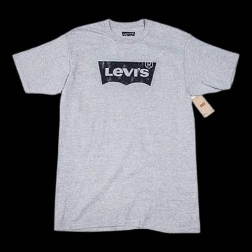 LEVI'S Levis Pure Cotton Short Sleeve Gray