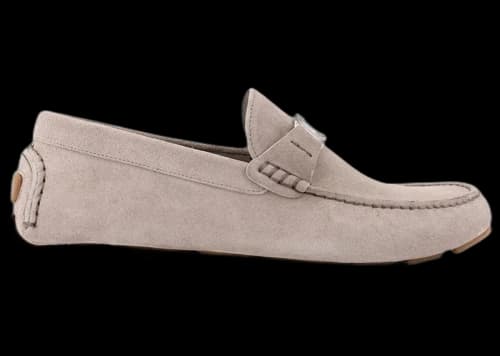Dior Odeon Driver Suede Loafer Grey