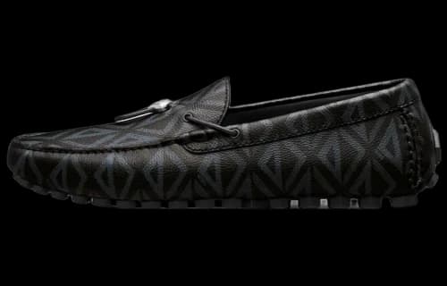 Dior Mocassin Black CD Diamond Leather