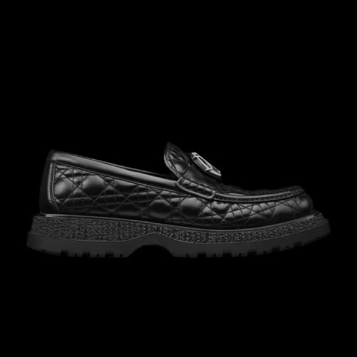 Dior Buffalo Loafer 'Cannage Leather - Black'