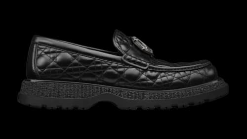 Dior Buffalo Loafer Cannage Leather Black