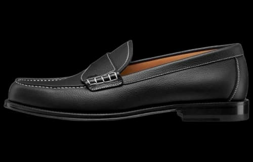 Dior Granville Loafer in Grained Calfskin Black